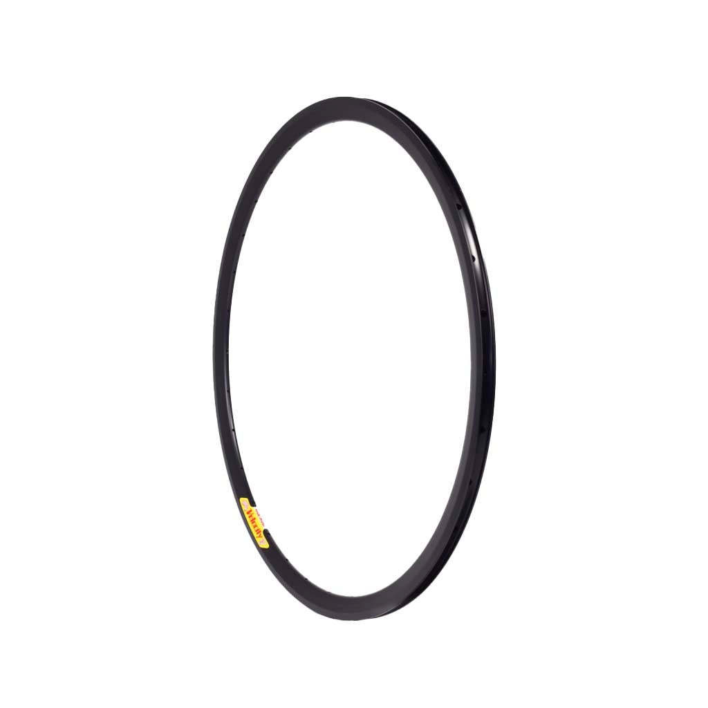 Deep-V non-MSW 700c Rim, 32h - Black Ano (Blem)