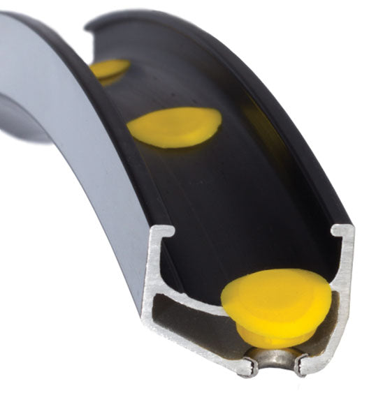 Velo Plug Rim Hole Covers, 72/Bag Yellow