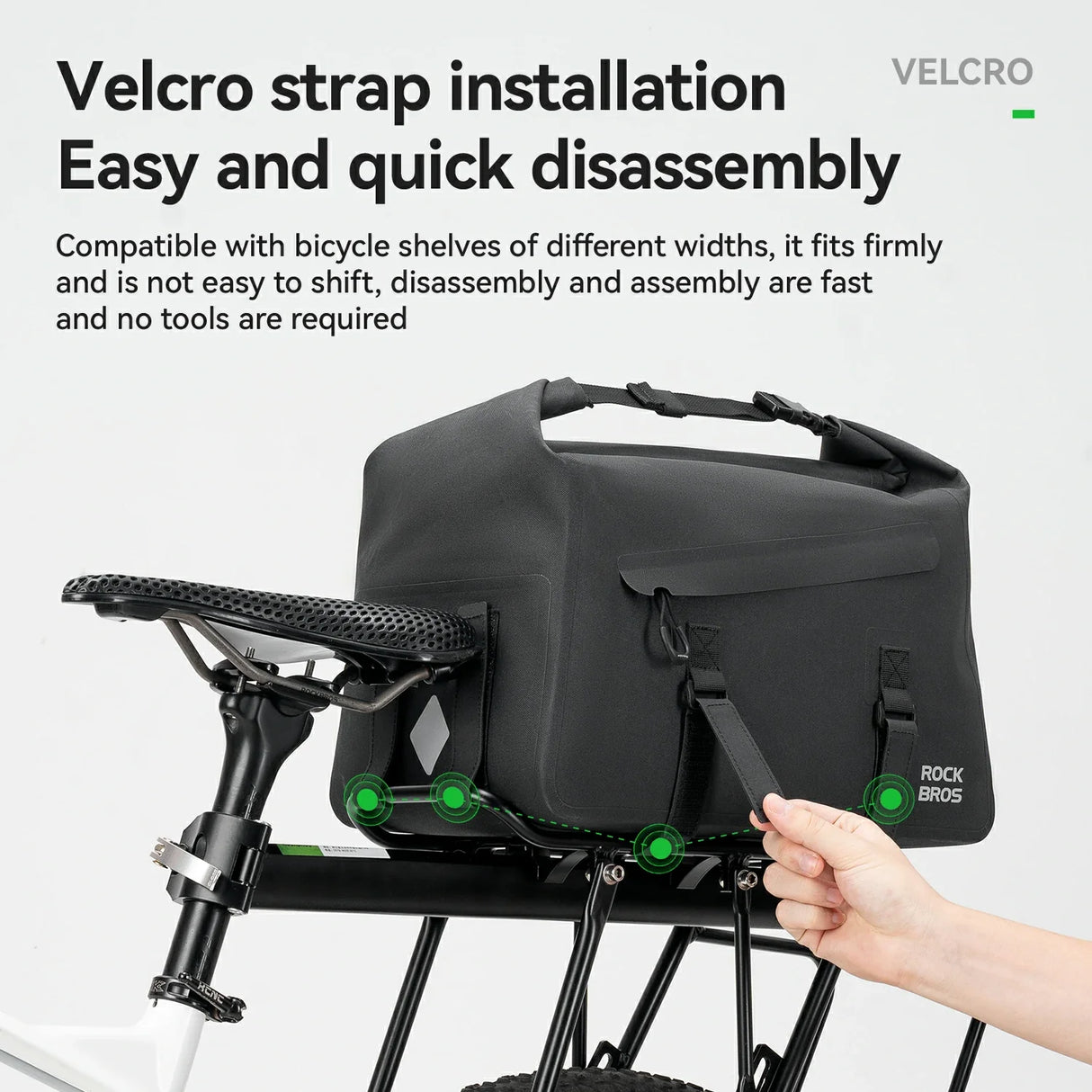 Waterproof 16L Rack Bag Rear Seat
