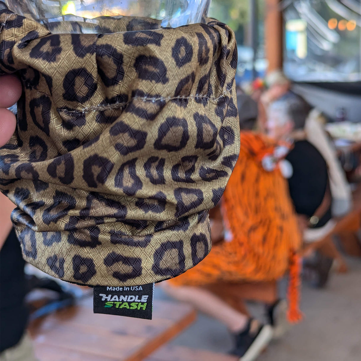 Leopard Print | Shock-Absorbing Bike Cup Holder