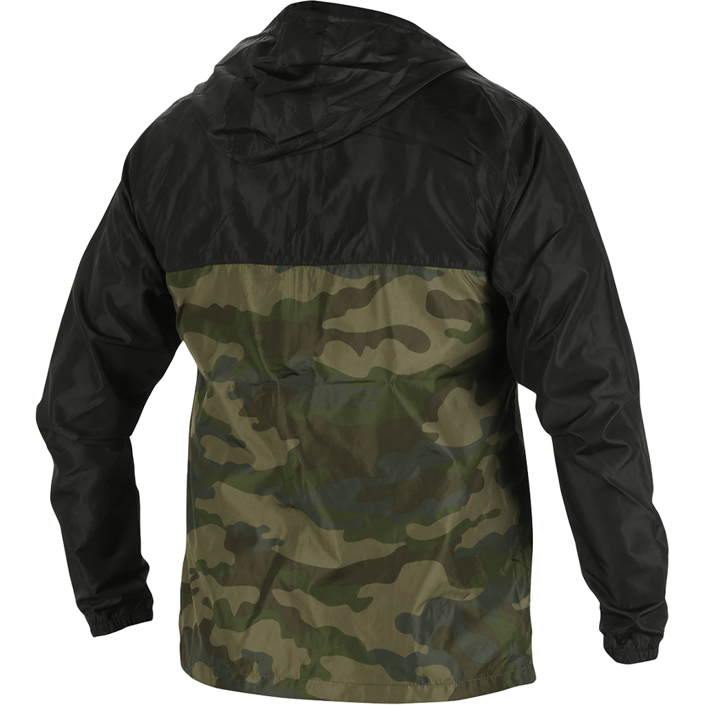 Men's Green Camo Windbreaker