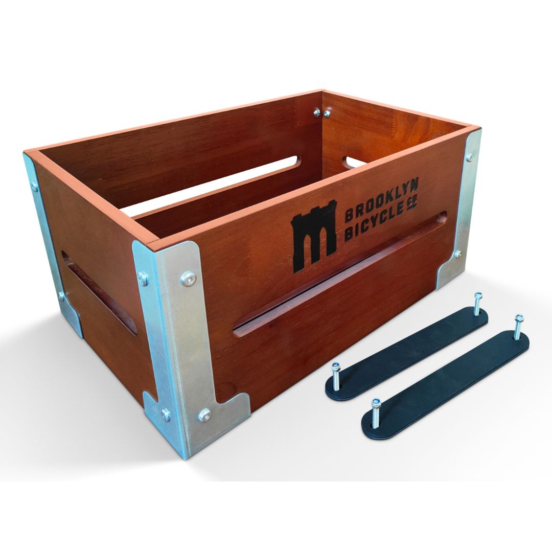Wooden Rear Bike Crate