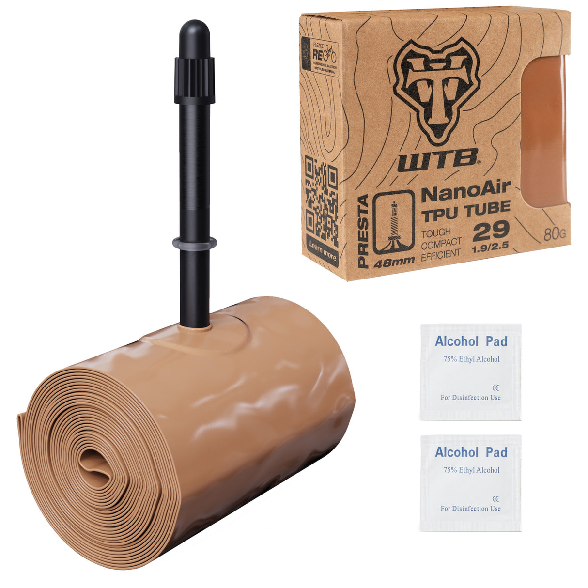 NanoAir TPU Tube, 29 x 1.9-2.5", 48mm PV