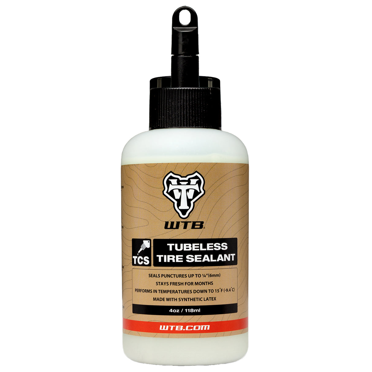 TCS Tubeless Tire Sealant, 4oz w/Injector Lid