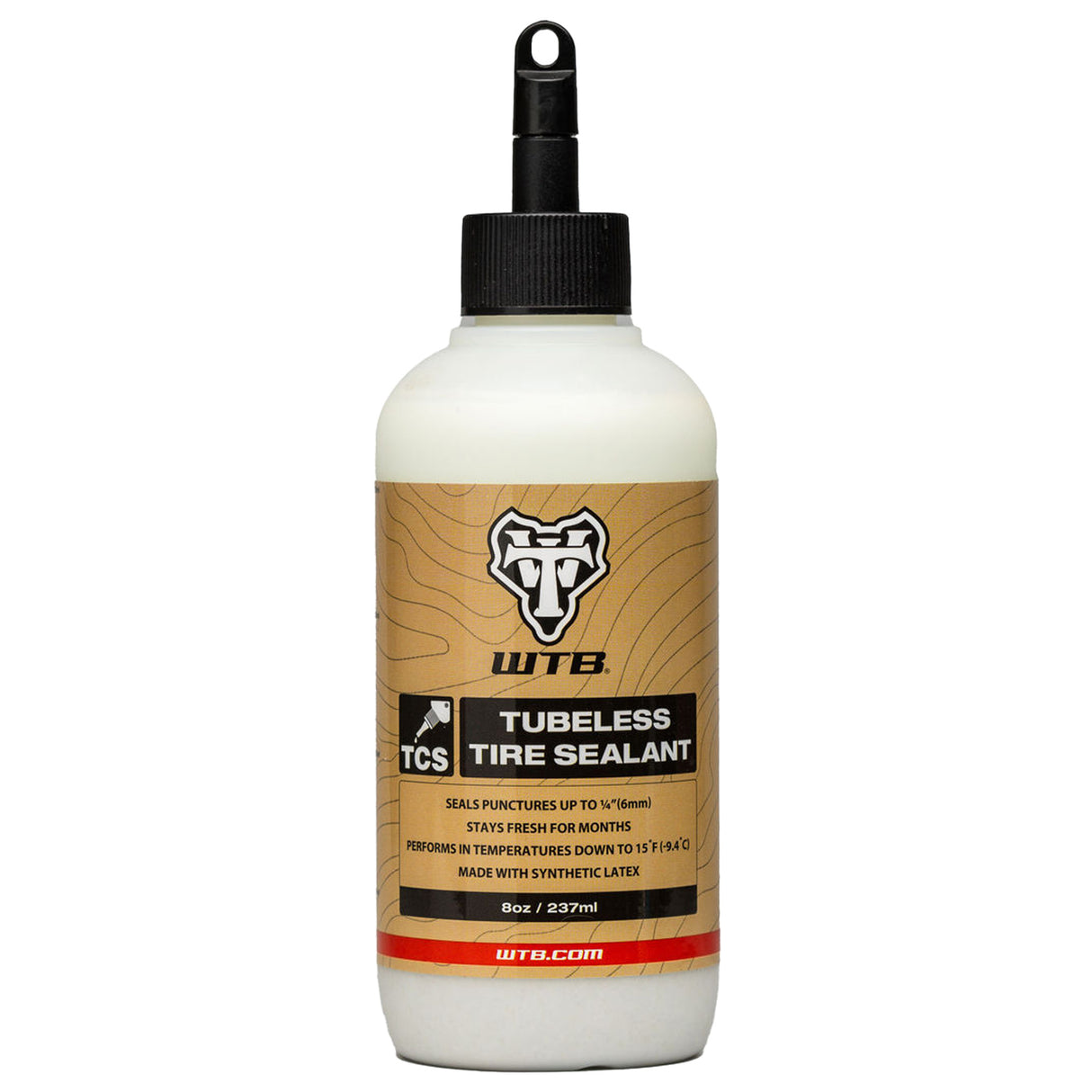 TCS Tubeless Tire Sealant, 8oz w/Injector Lid