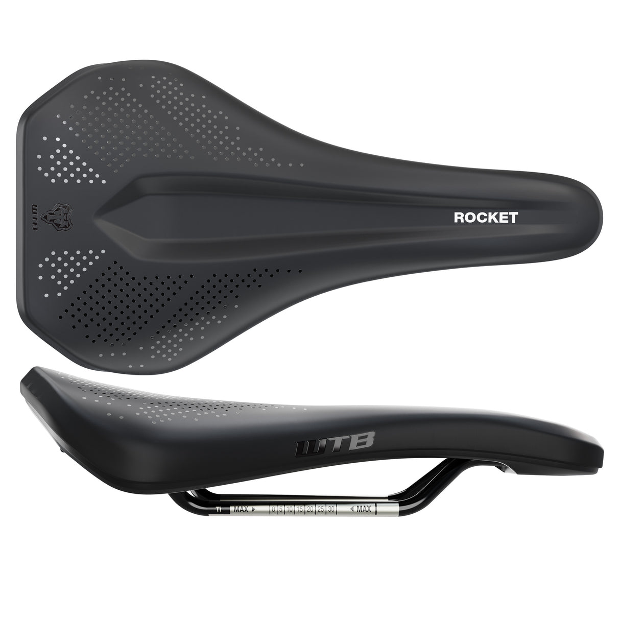 Rocket Medium Titanium Fusion Form Black Saddle