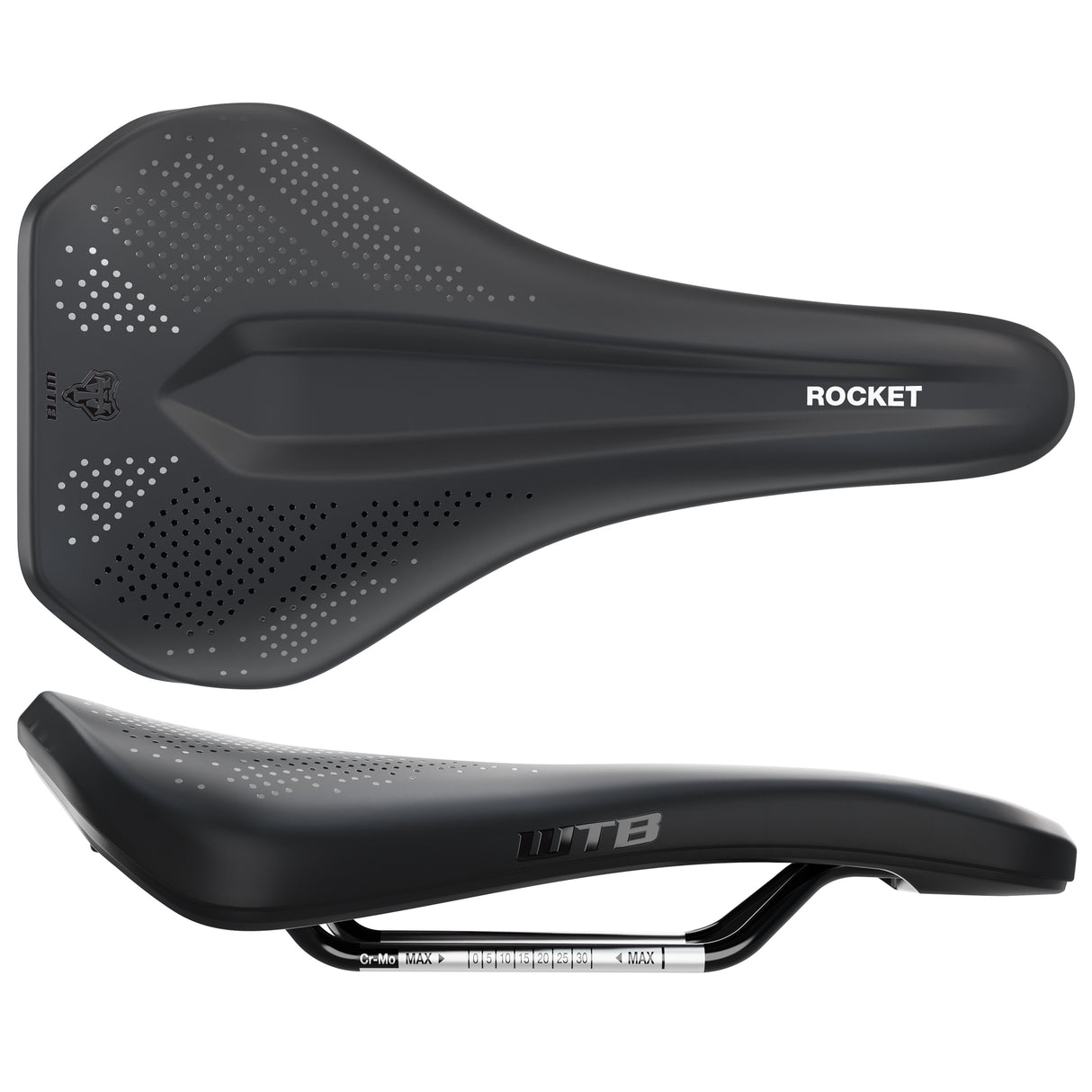 Rocket Medium Cromoly Fusion Form Black Saddle
