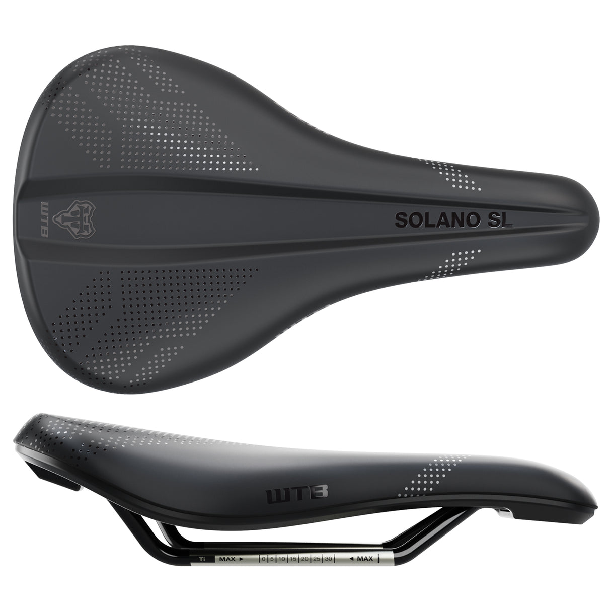 Solano SL Medium Fusion Form Titanium Black Saddle