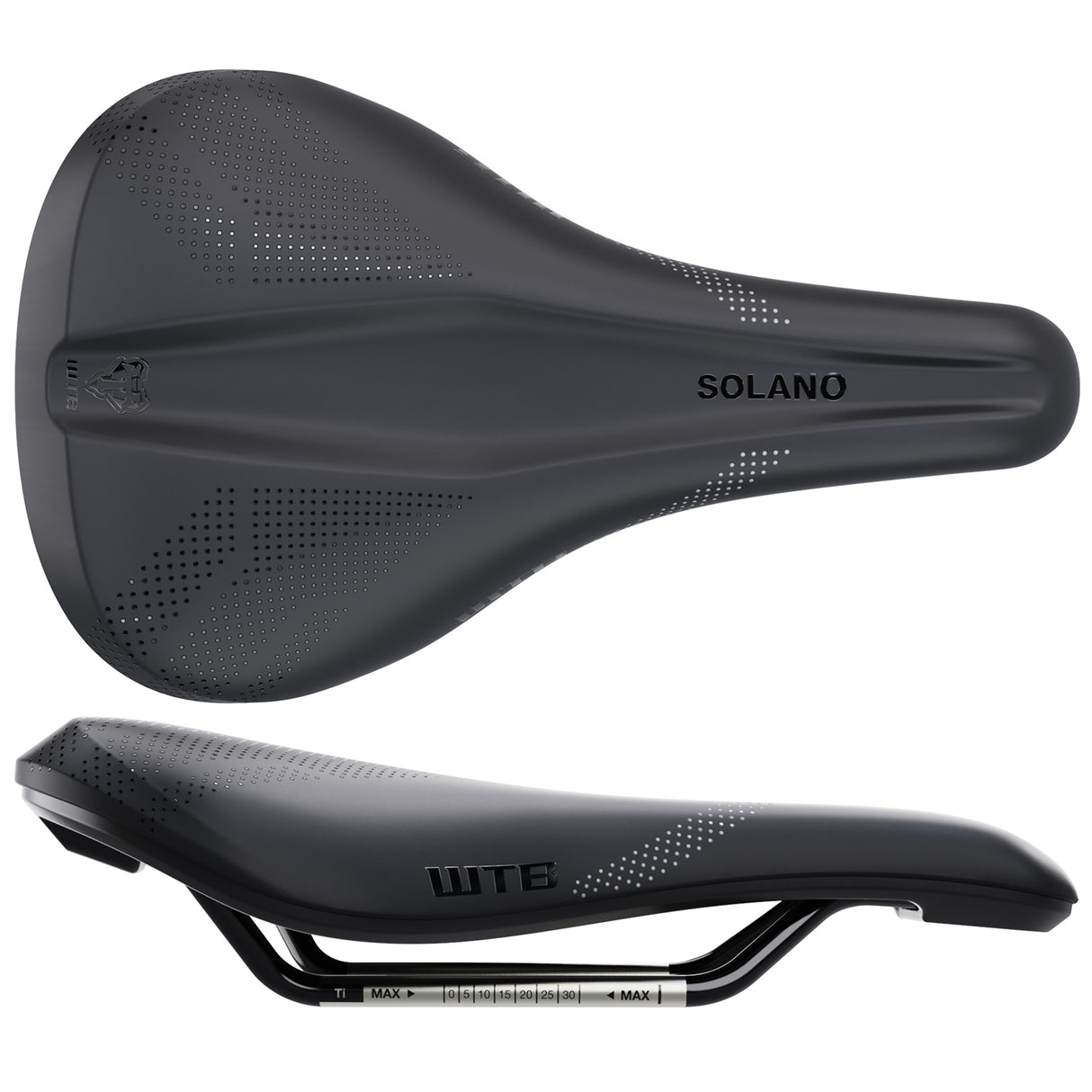 Solano Medium Fusion Form Titanium Black Saddle