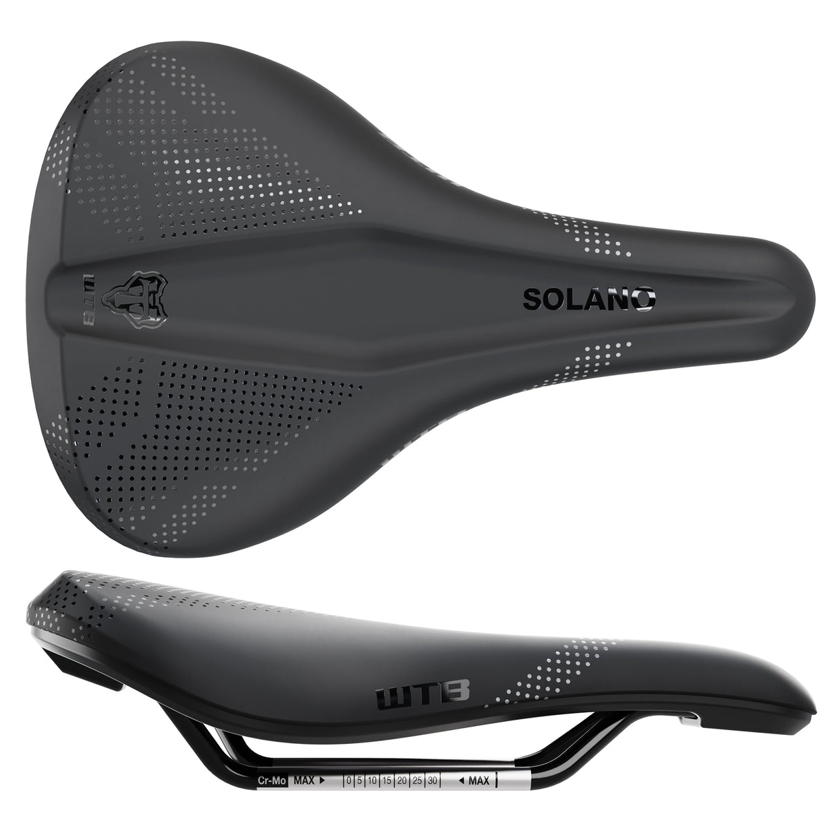 Solano Wide Fusion Form Cromoly Black Saddle