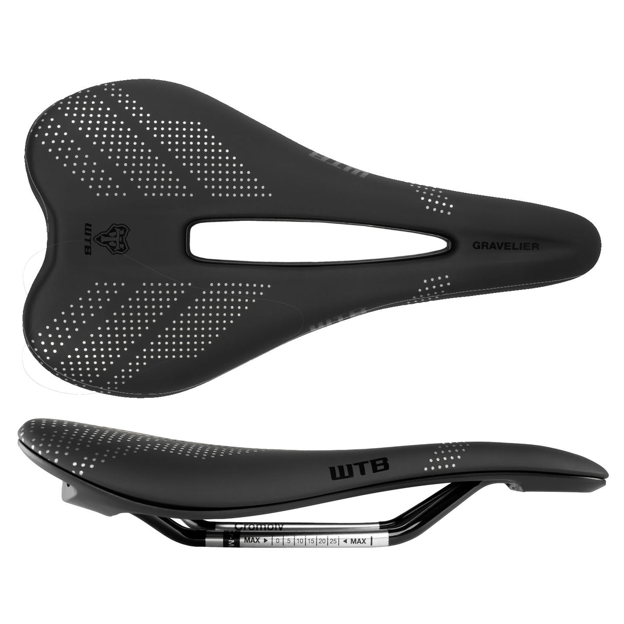Gravelier Medium Fusion Form Cromoly Black Saddle