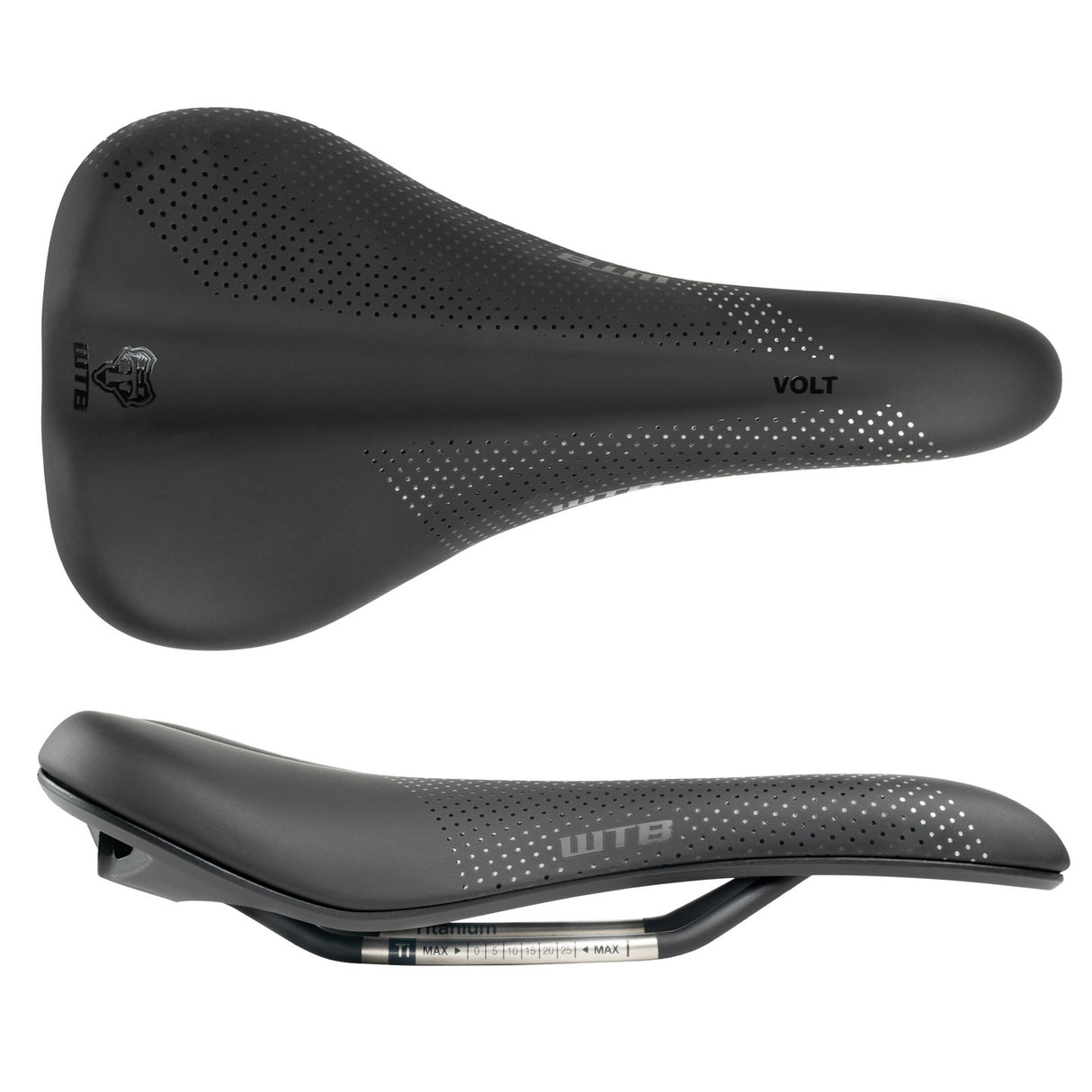 Volt Medium Fusion Form Titanium Black Saddle