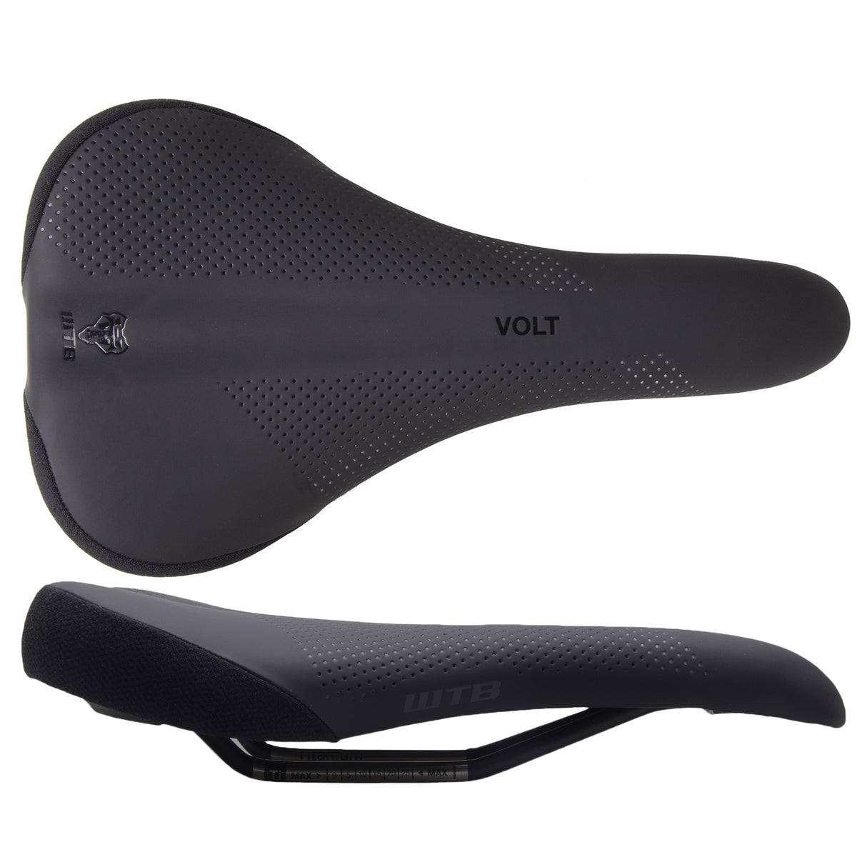 Volt Wide Titanium Black Saddle