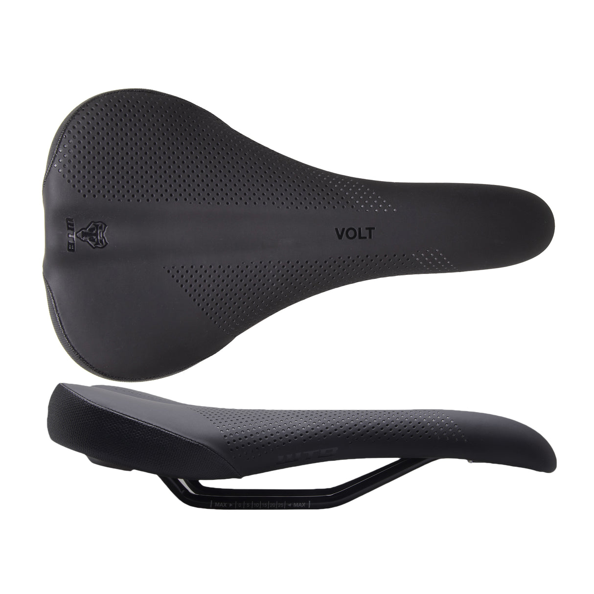 Volt Wide Steel Black Saddle