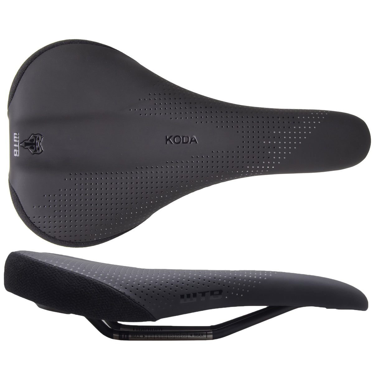 Koda Medium Titanium Black Saddle