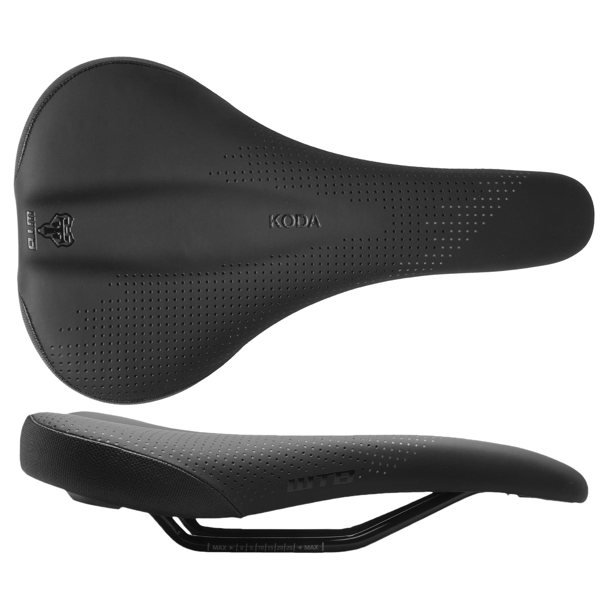 Koda Wide Steel Black Saddle