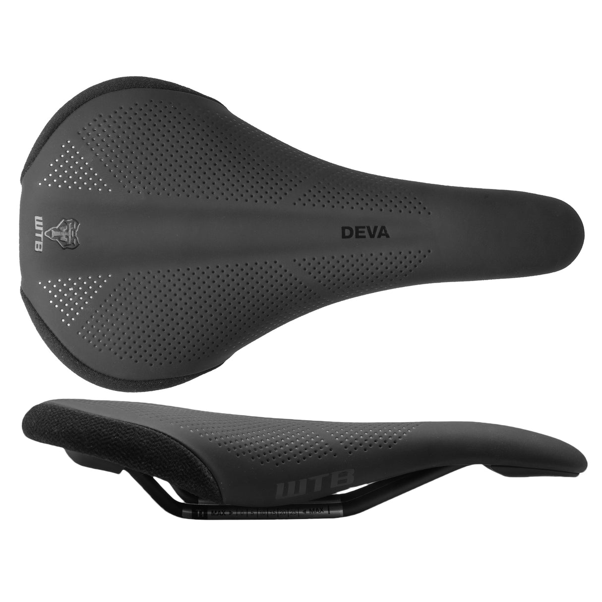 Deva Medium Titanium Black Saddle