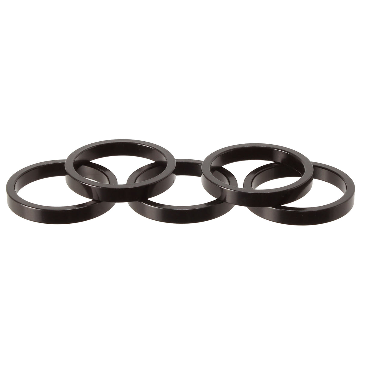 Aluminum Headset Spacer, 1-1/8", 5mm 100/Count Black