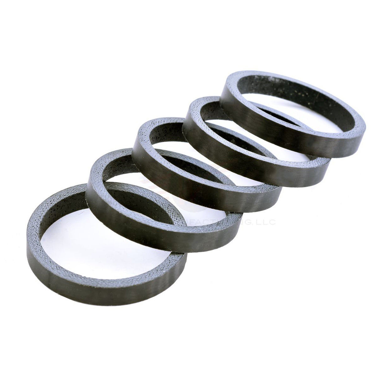 Carbon Headset Spacer, 1-1/8", 5mm 5/Count - Matte