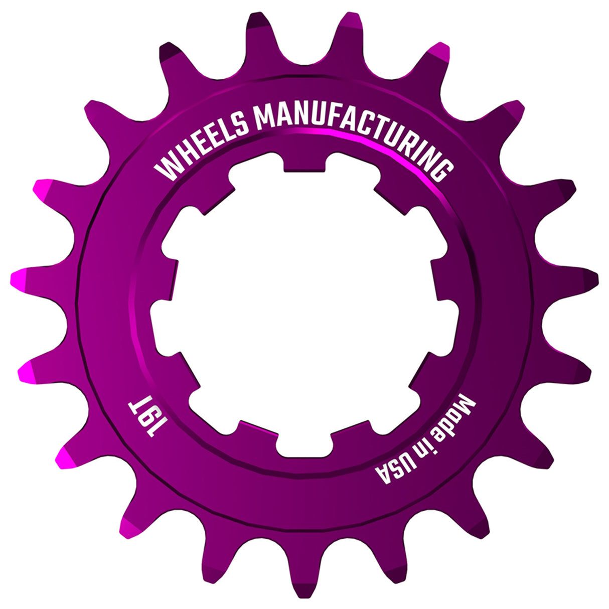 SOLO Singlespeed Cog, 19t, Purple