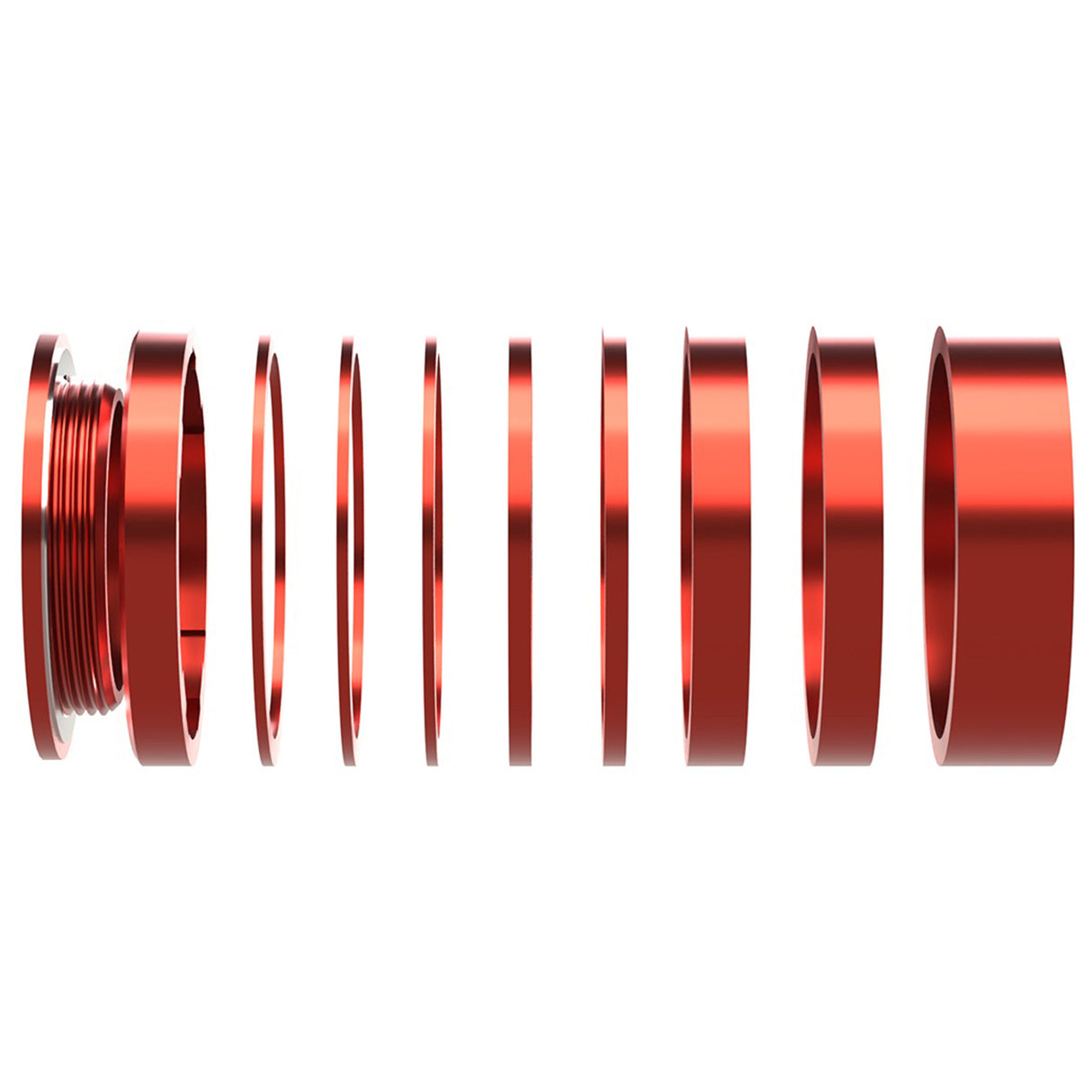 SOLO-HG Singlespeed Conversion Kit, Red