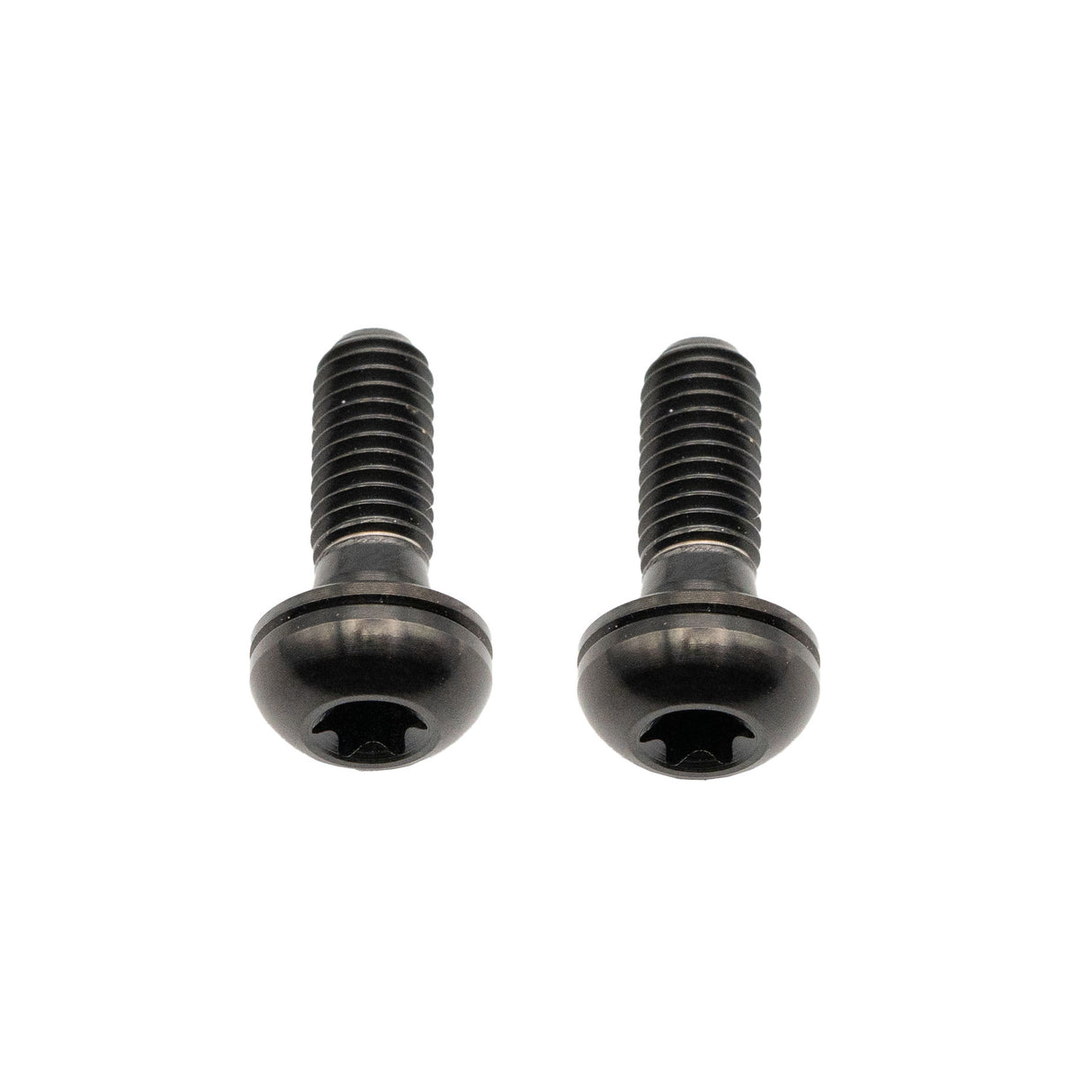 Titanium Flat Mount Bolt Kit, 17mm, Black, 2/Count