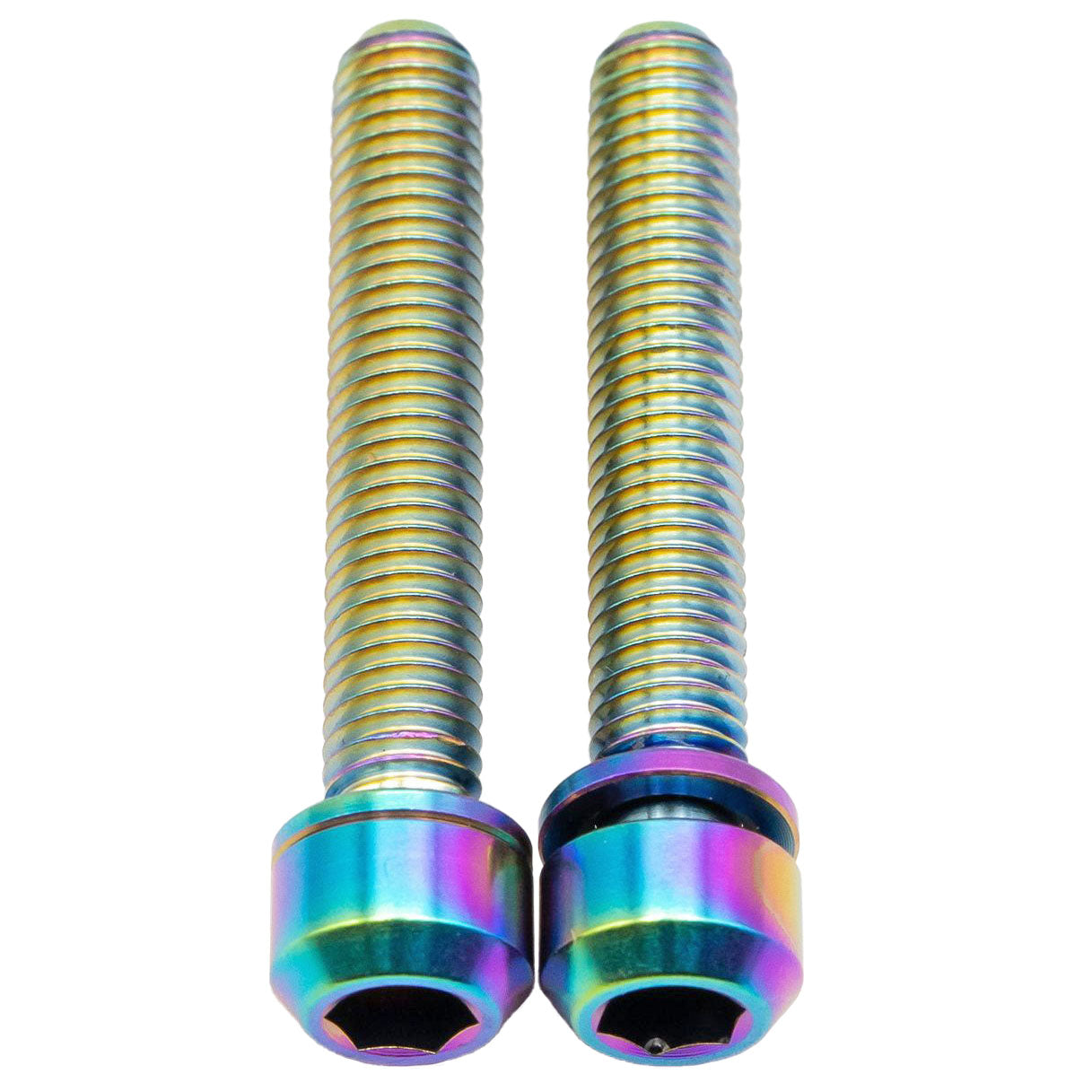 Enve Seat Post Clamp Ti Bolt Kit, Rainbow, 2/Count