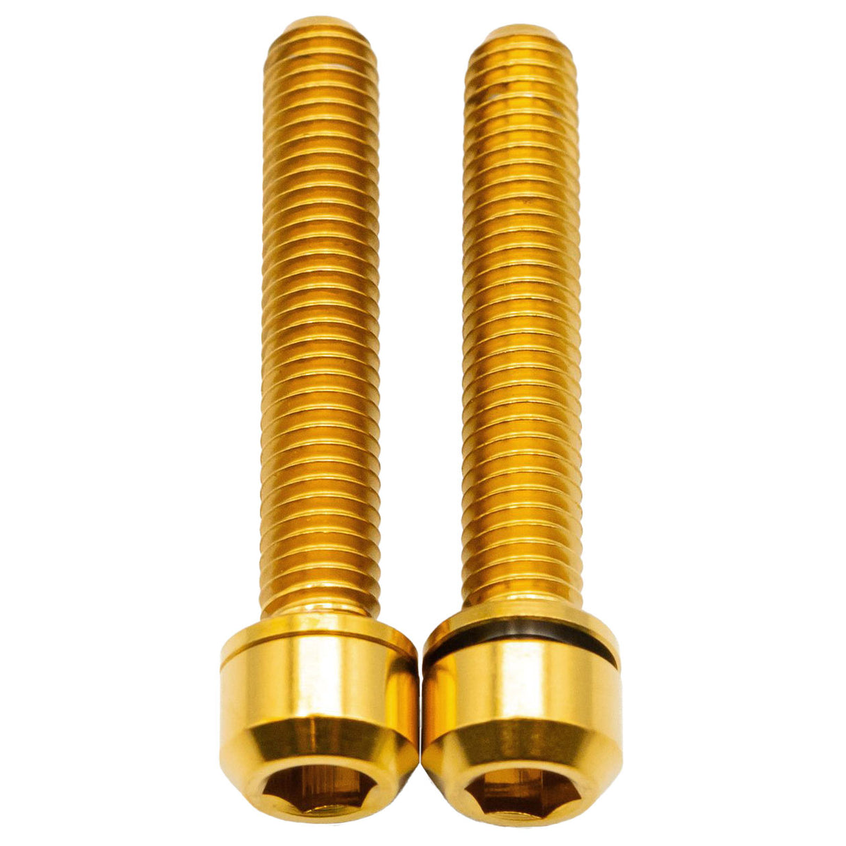 Enve Seat Post Clamp Ti Bolt Kit, Gold, 2/Count
