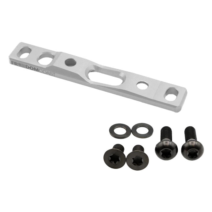 Flat Mount Brake Adapter, Front, 0/+20, Silver