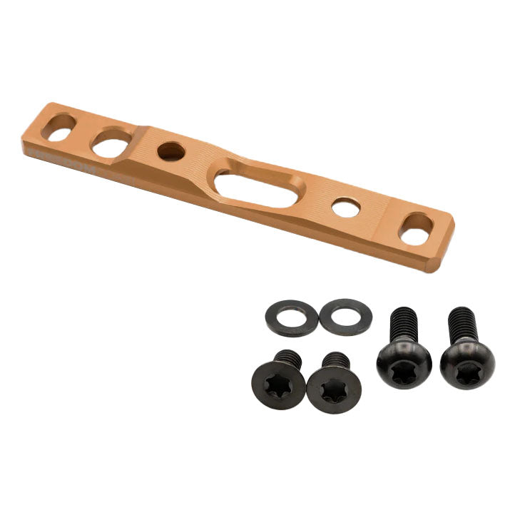 Flat Mount Brake Adapter, Front, 0/+20, Champagne