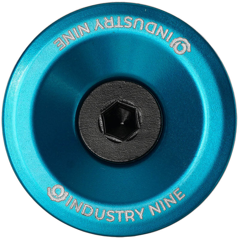 Ultra Light Aluminum Top Cap, Turquoise