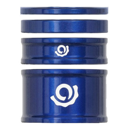 Headset Combo Spacer Kit, 1-1/8", Set/4, Blue
