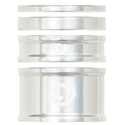 Headset Combo Spacer Kit, 1-1/8", Set/4, Silver