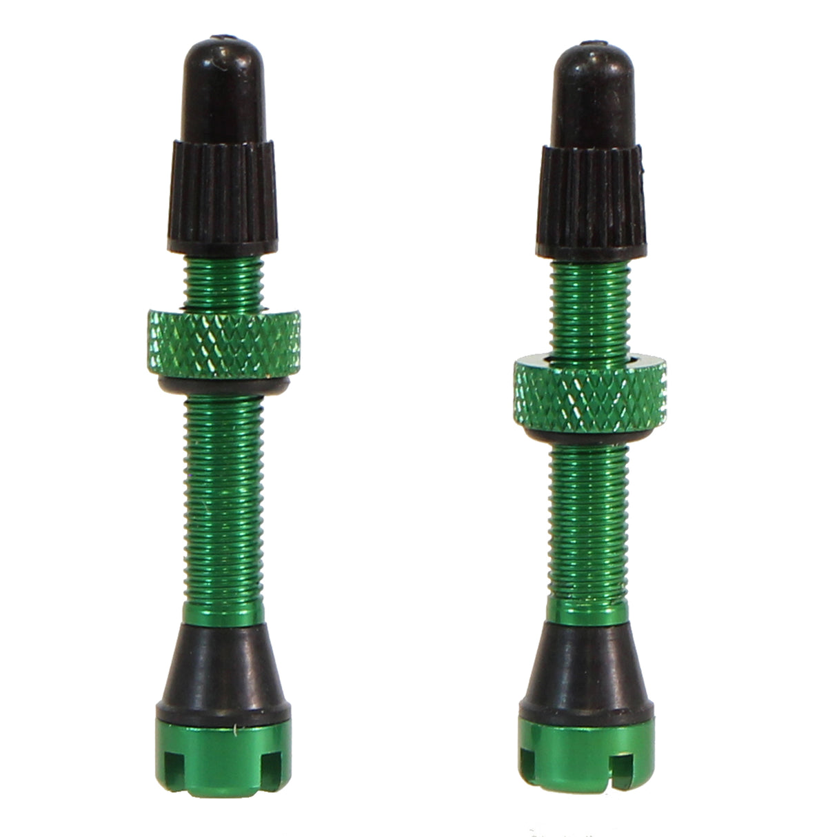 Tubeless Presta Valve Stem, 40mm, Pair, Green