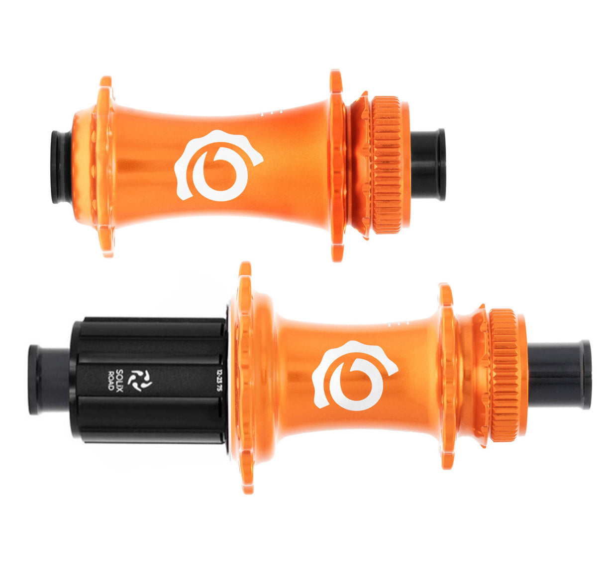 Solix CL Disc Hubs, 12x100/142 TA, 28h, HG11, Orange