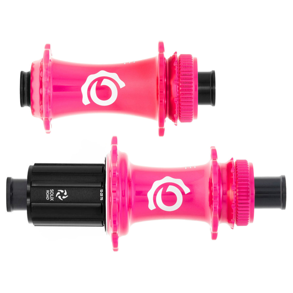 Solix CL Disc Hubs, 12x100/142 TA, 28h, HG11, Pink