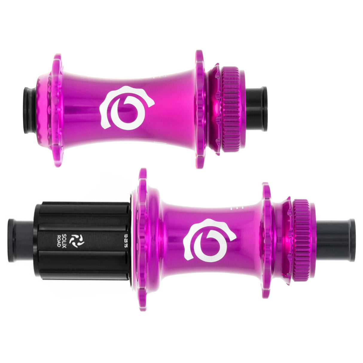 Solix CL Disc Hubs, 12x100/142 TA, 28h, HG11, Purple
