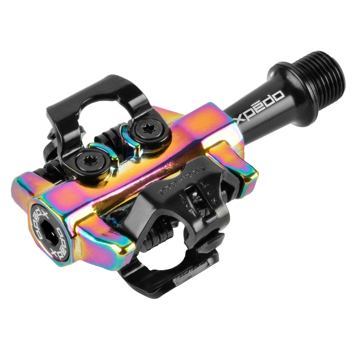 CXR Clipless Pedals, Oil Slick