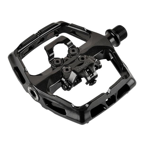 Ambix Platform+Clipless Pedals, Black