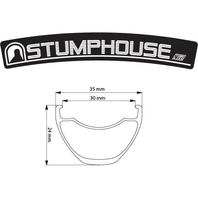 Stumphouse 29" Rim, 32h, Black