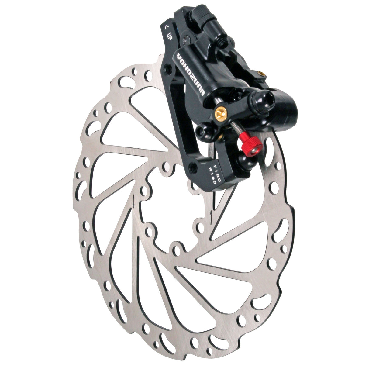 Road Motoko Rear Disc Brake, Flat/160mm - Black