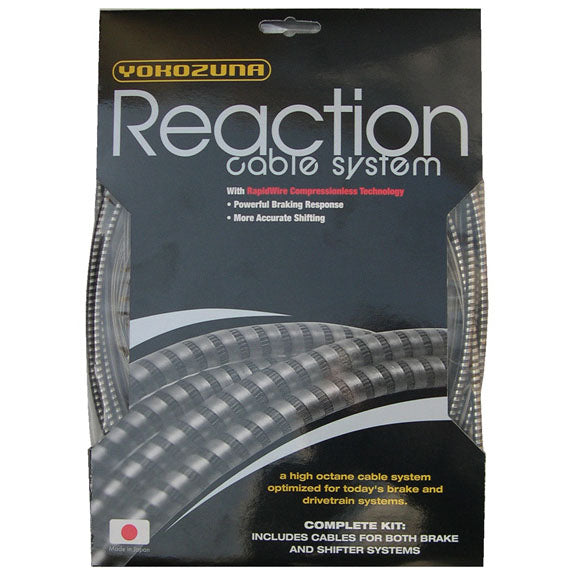 Reaction Cable/Housing Kit, Der/Brake, Rd/Mtn - Smoke