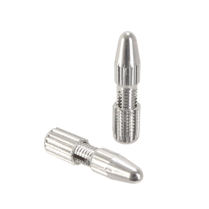 Crimp-Free Locking Cable Tip, Brake - Silver Pr