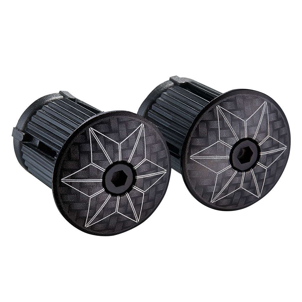 Star Plugz Bar Plugs, Anodized Carbon Black