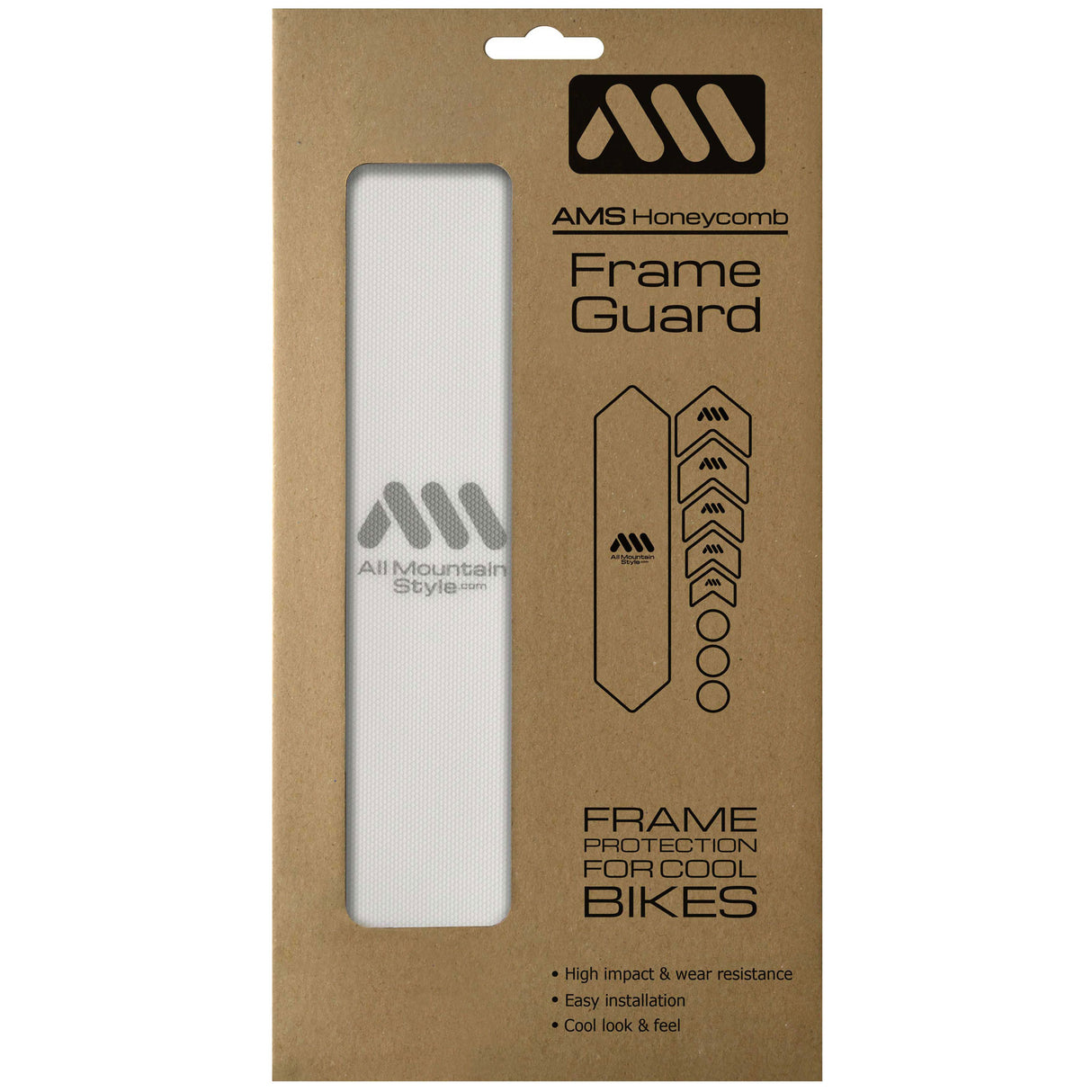 Basic Honeycomb Frame Guard, Clear/Silver