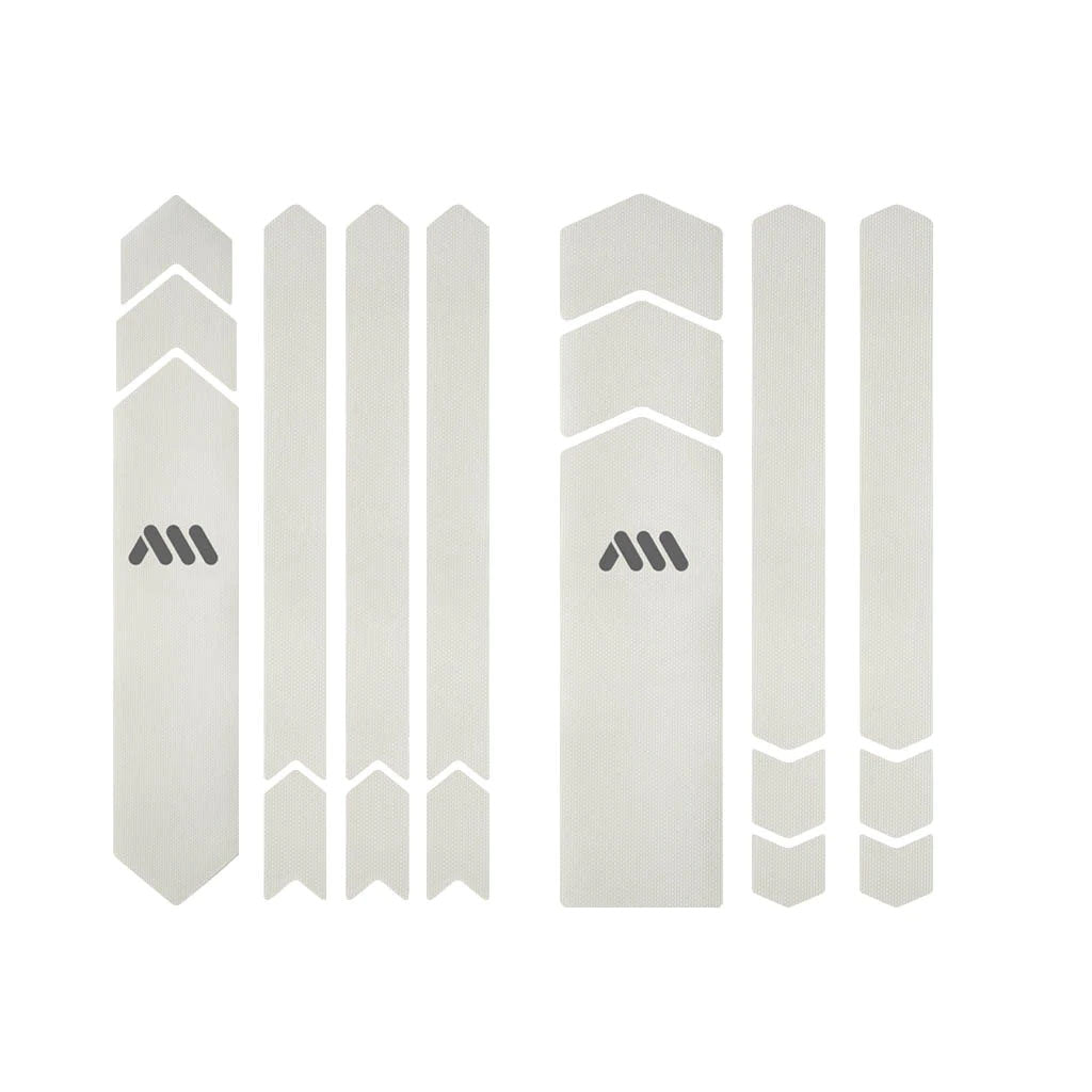 E-Bike Honeycomb Frame Guard, Clear/Silver