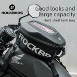 ROCKBROS 7L Hard Shell Motorcycle Tank Bag Waterproof Touchscreen Phone Pouch