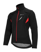 Winter Cycling Jacket Fleece Thermal Warm Windproof Water-Resistant