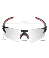 ROCKBROS Ultralight Photochromic Cycling Sunglasses