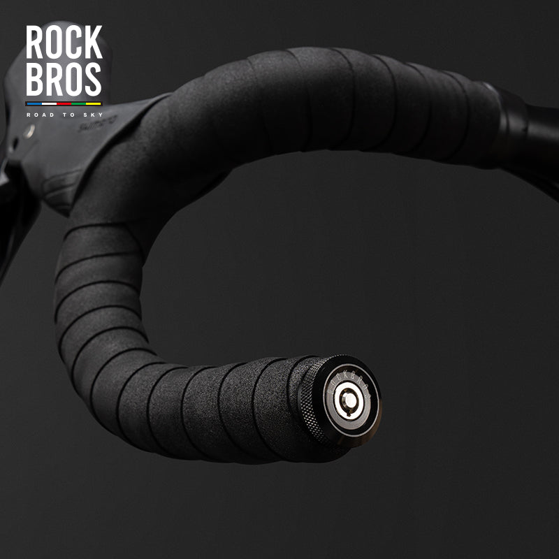 【ROAD TO SKY】ROCKBROS Bicycle Lock Hidden Handle Lock Mini Lock Bike Cable Lock Hidden in Handlebars Helmet Lock Zinc Alloy Lock Cylinder Aluminum Shell 25.6 inches for Roadbike